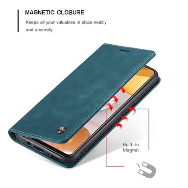 CASEME Plånboksfodral Samsung Galaxy S21 Ultra - Blå