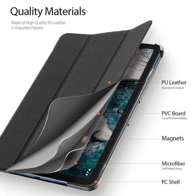 DUX DUCIS Nokia T20 Fodral DOMO Series Svart
