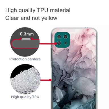 SKALO Samsung A22 5G Marmor TPU-skal - Motiv 9
