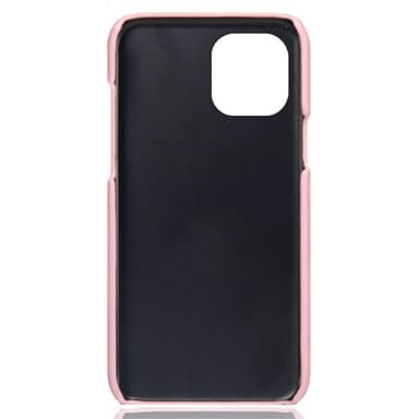 SKALO iPhone 13 PU-Läder Korthållare Skal - Rosa