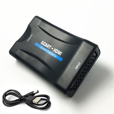 1080P SCART till HDMI Video Audio Converter Adapter HD TV DVD