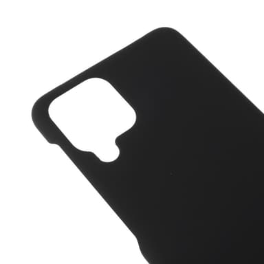 Samsung Galaxy A22 4G Rubberized Hård Plast Skal - Svart