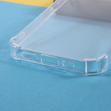 iPhone 13 Pro Transparant mjukt TPU Skal Med Förstärkta Hörn