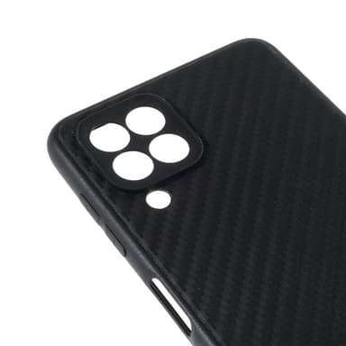 SKALO Samsung A22 4G Carbon Fiber TPU-skal - Svart