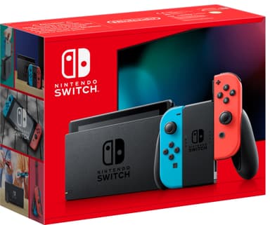 Nintendo Switch gamingkonsol 2022 med Joy-Con-kontroller