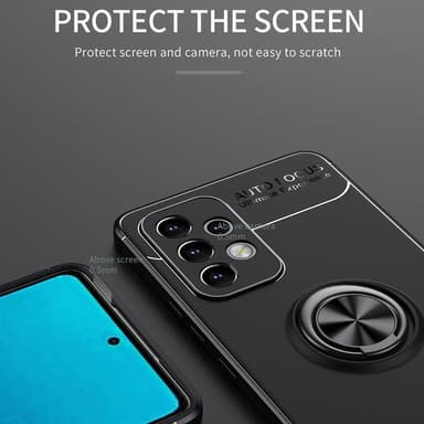 Samsung Galaxy A33 5G skal med Finger Ring och inbyggd plåt