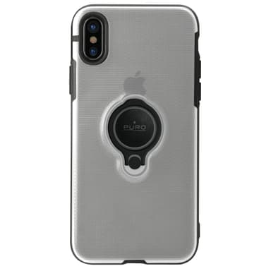 Puro Magnet Ring fodral för iPhone XR (transparent)