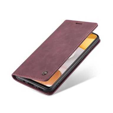 CASEME Plånboksfodral Samsung Galaxy S21+ (Plus) - VinRöd