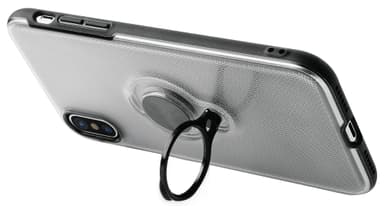 Puro Magnet Ring fodral för iPhone XR (transparent)