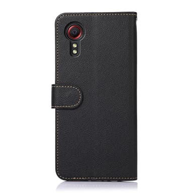 KHAZNEH Samsung Galaxy Xcover 5 Plånboksfodral Röd/Svart