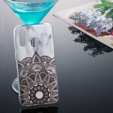 MTK Samsung Galaxy A40 TPU Marmor - Style B