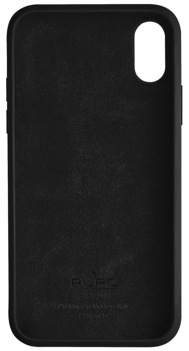 Puro Icon fodral iPhone Xs Max (svart)