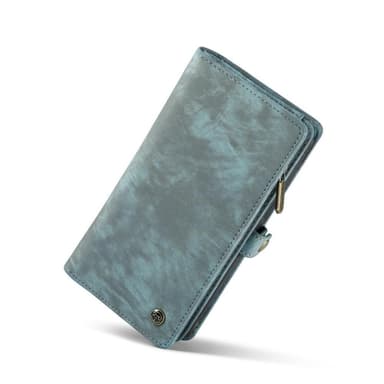 CASEME iPhone 12 Pro Max Retro plånboksfodral - Blå