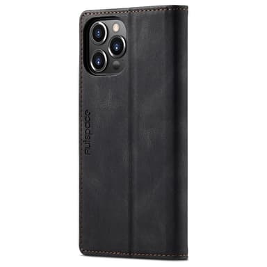AUTSPACE A01 Plånboksfodral iPhone 13 Pro Max - Svart