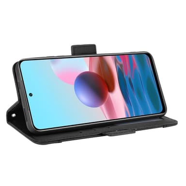 Xiaomi Redmi Note 10S / Note 10 4G Plånboksfodral  - Svart