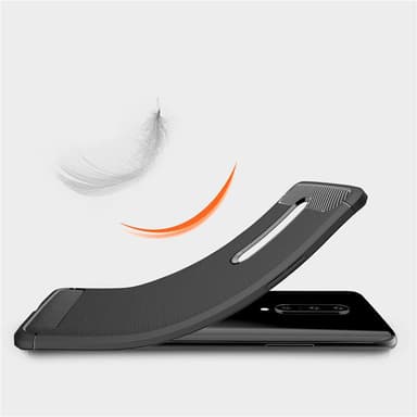 Stöttåligt Armor Carbon TPU-skal Oneplus 7 - Grå