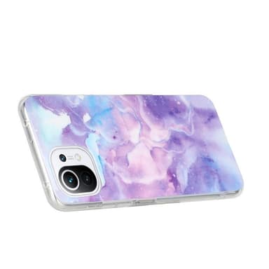 SKALO Xiaomi Mi 11 Lite Marmor TPU-skal - Motiv 1