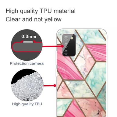 SKALO Samsung A02s / A03s Marmor TPU-skal - Motiv 4