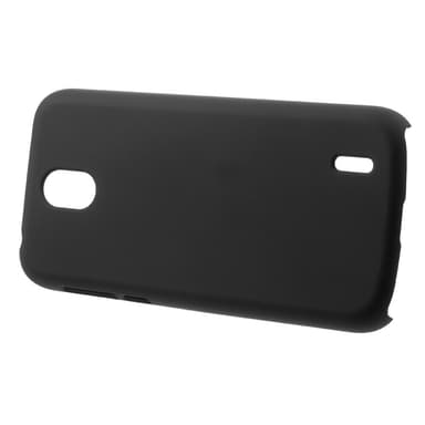 Nokia 1 Rubberized Hård Plast Skal - Svart