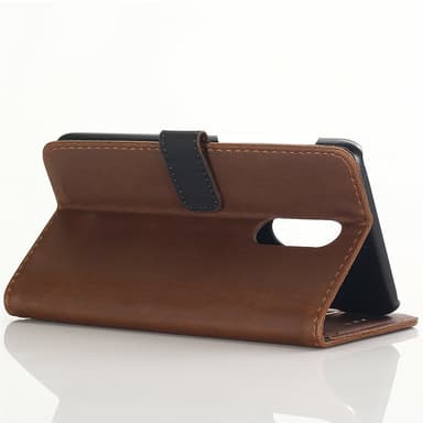 OnePlus 7 Retro Plånboksfodral - Coffee