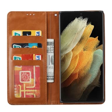 Samsung Galaxy S22 Ultra Plånboksfodral  - Svart