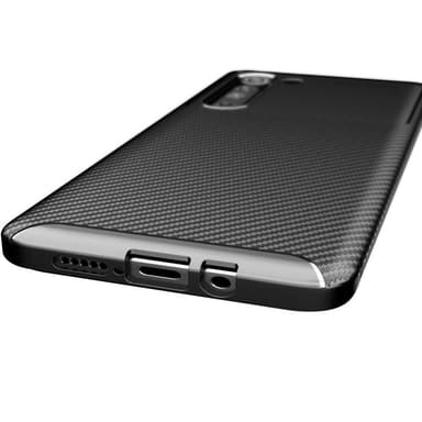 Motorola Edge Karbon fiber Skal - Svart