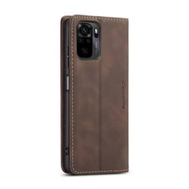 CASEME Plånboksfodral Xiaomi Redmi Note 10 4G / Note 10S - Coffee