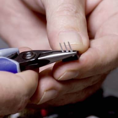 Elektronik och finmekanik Flat rundtång Rak 135 mm