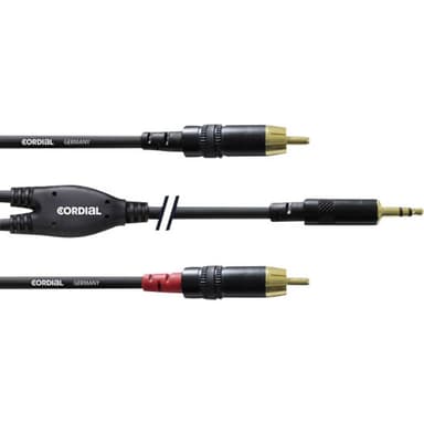 Cordial Cordial Audio Adapterkabel [1x Teleplugg 3.5 mm