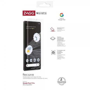 ZAGG InvisibleShield Google Pixel 7 Pro Skärmskydd Flex Curve
