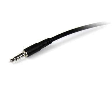 StarTech.com 2m 3,5mm 4-polig TRRS headset-förlängningskabel - M/F, 3,