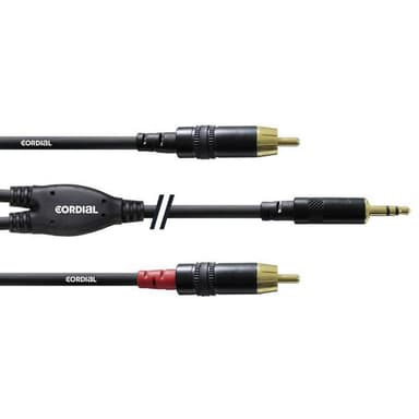 Cordial CFY1,5WCC Audio Adapterkabel [1x Teleplugg 3.5
