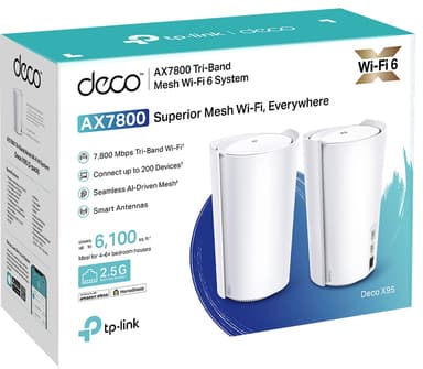 TP-Link DecoX95 AX7800 mesh WiFi-system (2-pack)
