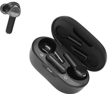 JBL Quantum True Wireless hörlurar (svart)