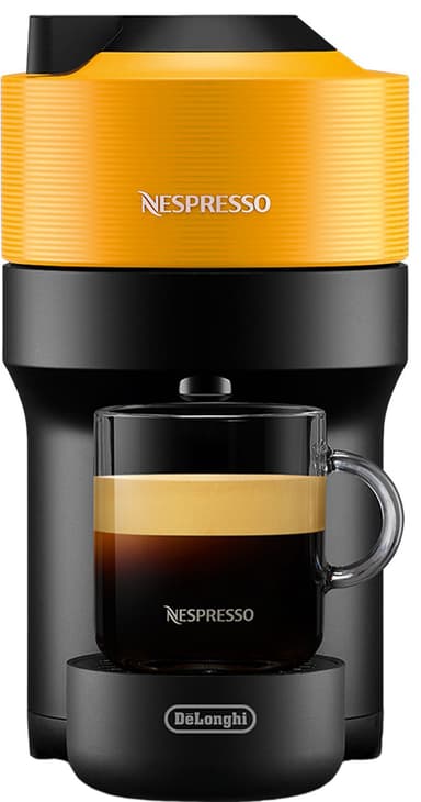 Nespresso Vertuo Pop kaffemaskin av DeLonghi ENV90.Y (Mango Yellow)