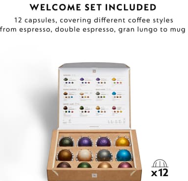 Nespresso Vertuo Pop kaffemaskin av DeLonghi ENV90.A (Pacific Blue)