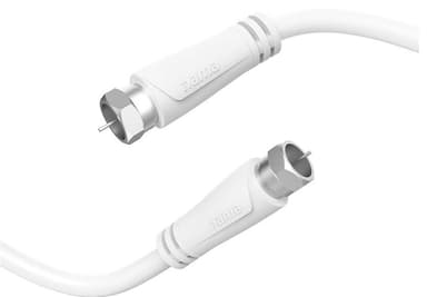 Hama SAT F-F 90dB antennkabel (vit, 3m)