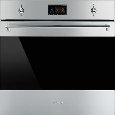 Smeg Serie Classic Inbyggnadsugn med mikro SO6303APX (rostfri)