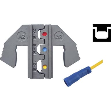 TOOLCRAFT PLE-0A2 Krympinsatser Crimpinsats för