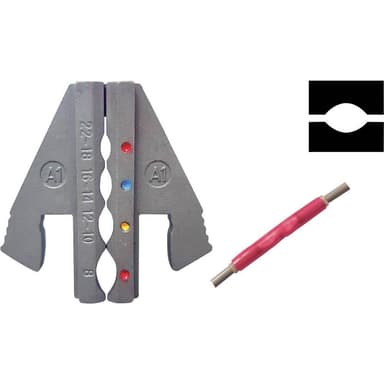 TOOLCRAFT PLE-0A1 Krympinsatser Crimpinsats för