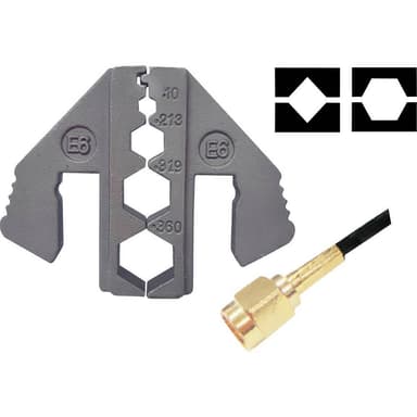TOOLCRAFT PLE-0E3 Krympinsatser Crimpinsats för
