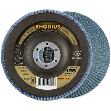 Lamellslipskiva Rhodius 210484 Diameter 125 mm N/A 1 st