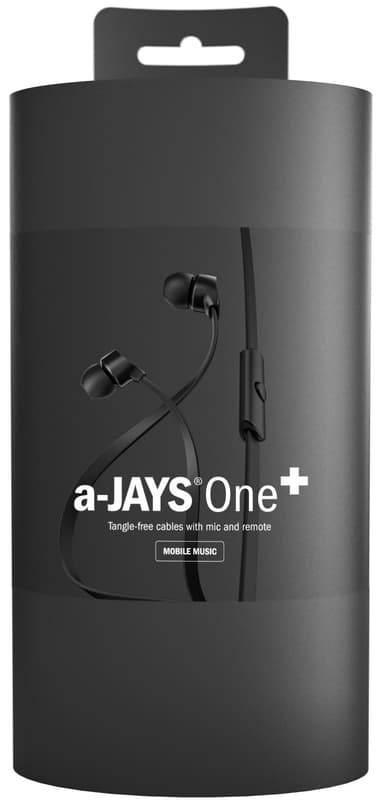 a-Jays One+ Hörlurar in-ear (svarta)