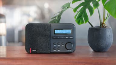 Pinell Supersound Mini bärbar DAB+/FM-radio