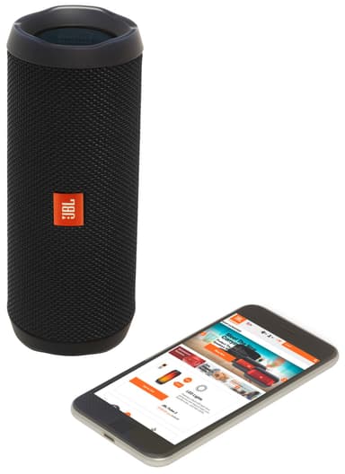 JBL Flip 4 trådlösa högtalare (svart)