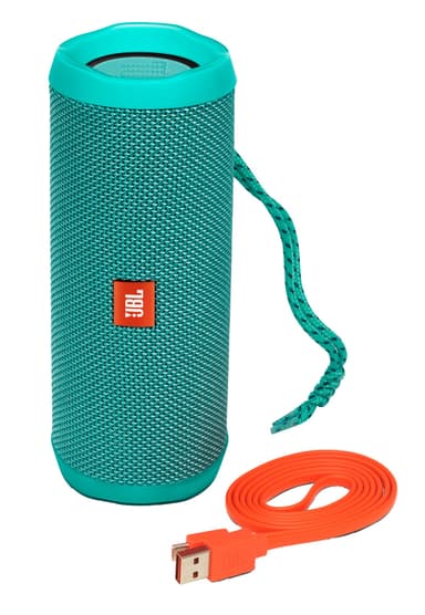 JBL Flip 4 trådlösa högtalare (blågrön)
