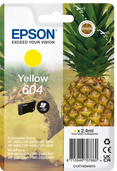 Epson 604 bläckpatron (gul)