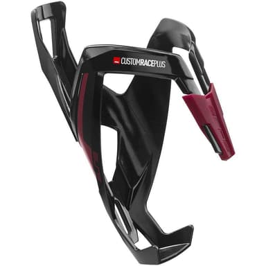 Elite Bottle Cage Custom Race+, Flaskställ Black/Burgundy