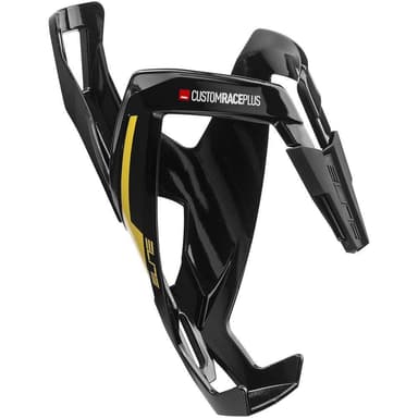 Elite Bottle Cage Custom Race+, Flaskställ Black/Yellow