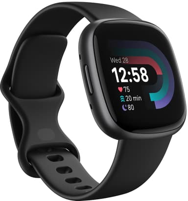 Fitbit Versa 4 smartwatch (svart/grafit)